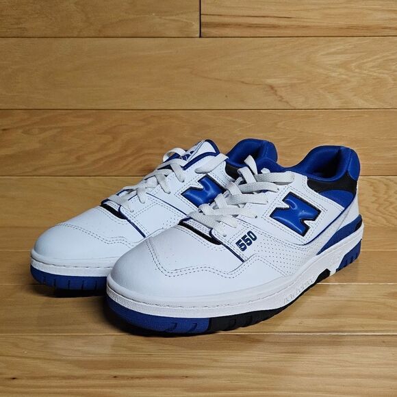 New Balance 550 White Blue Size 10 Mens Shoe Sneaker BB550SN1 - Picture 5 of 9